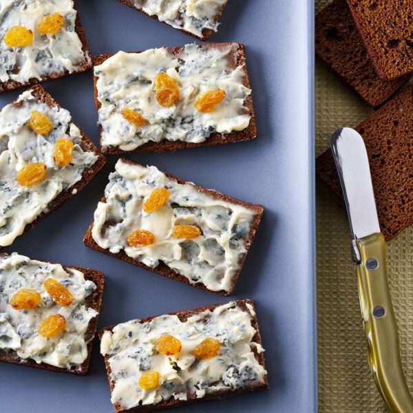 Canapés de Bleu d’Auvergne au Pain d’Épices