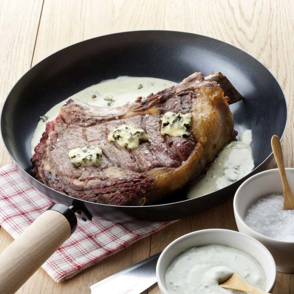 Côte de bœuf Salers au Bleu d’Auvergne