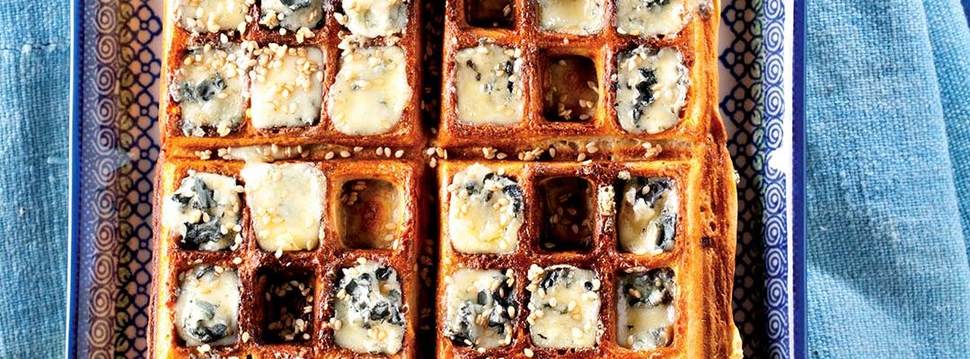 Bleu d’Auvergne waffles