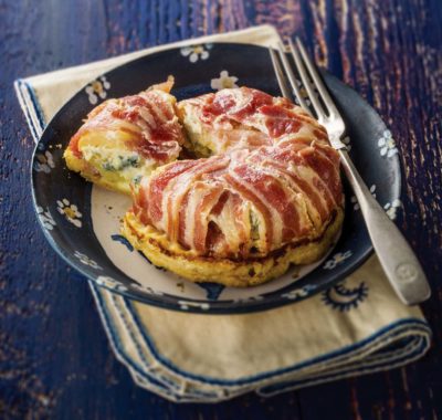 Tatin de pommes de terre au Bleu d&rsquo;Auvergne