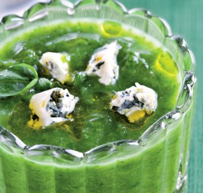 Velouté de cresson au Bleu d&rsquo;Auvergne