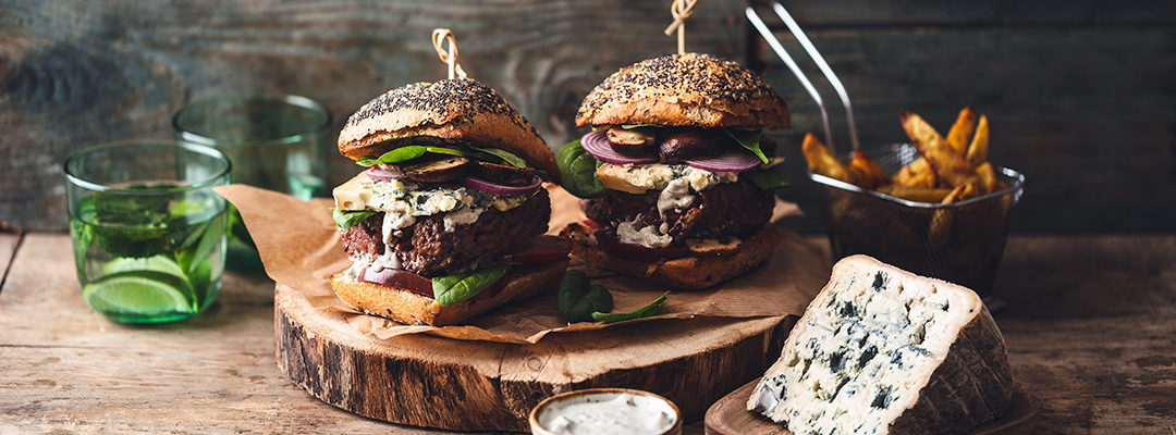 Burger au Bleu d’Auvergne