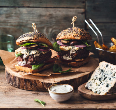 Burger au Bleu d’Auvergne